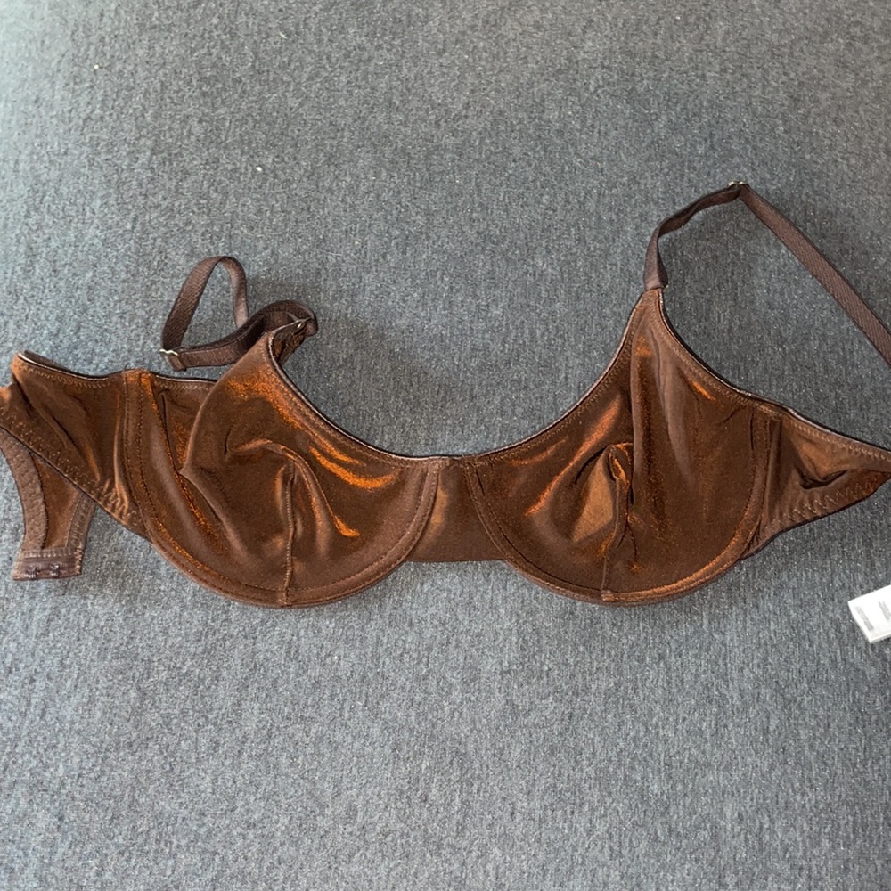 SOLD - victorias secret vintage brown bra + panties